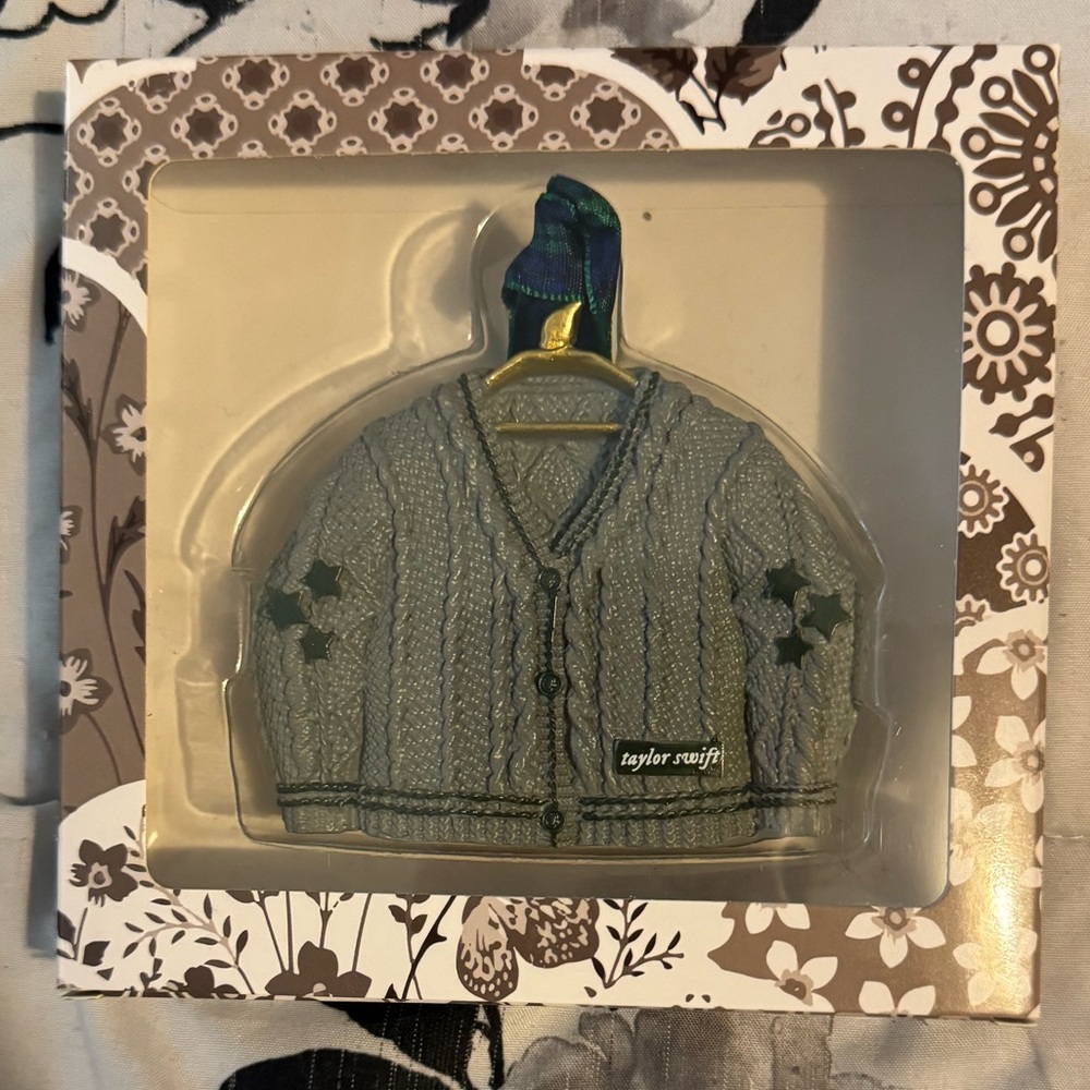 Taylor Swift Folklore cardigan ornament